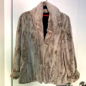 Alice & Olivia Faux Fur Jacket, Size Small